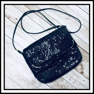 VINTAGE BLACK MESH PURSE